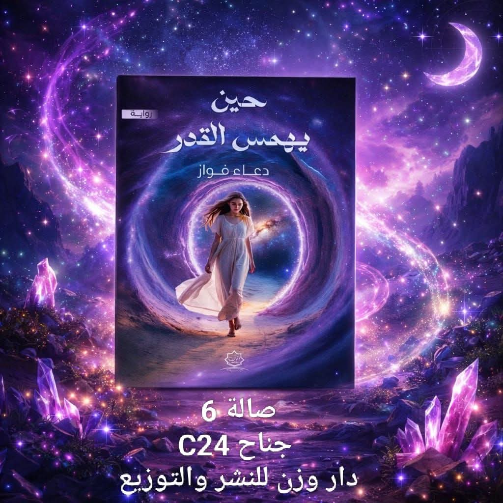 “حين يهمس القدر” لدعاء فواز عن دار وزن للنشر والتوزيع